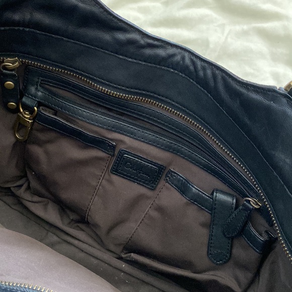 Cole Haan Large Leather Handbag Black - Picture 7 of 10